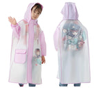 Factory  High Quality Thickened EVA Waterproof Kids Poncho Cartoon Rain Coat for School Children