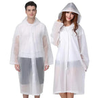 Hot Sale Custom Poncho Rain Gear Cheap Price EVA Adult Reusable Waterproof Raincoat Outdoor Activities Hiking Custom Logo Long