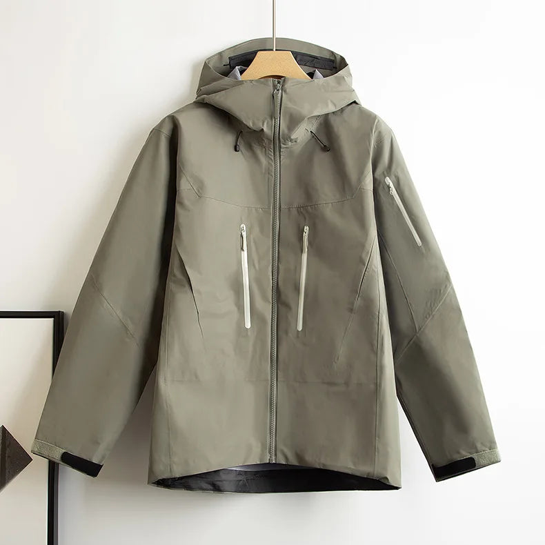 Adults' 3-in-One Polyester Waterproof Jacket for Hiking and Travel Outdoor Activity-Friendly