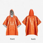 Unisex Lightweight Emergency Waterproof Rain Poncho Reusable Thermal Blanket Outdoor Camping Customized Poncho
