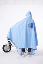 Modern Design Adult Ladies and Girls EVA Long Raincoat Backpack Waterproof Windproof for Outdoor Electric Bicycle