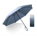 Fully Automatic Luxury Pongee Umbrella Custom Logo Printed for Adults Folding Design for Camping and Advertising