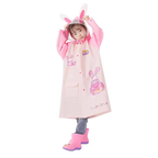 High Quality Eva Children's  Cartoon Waterproof Raincoat  Poncho Student Rainwear Outdoor Schoolbag for Kids Girls Wholesale