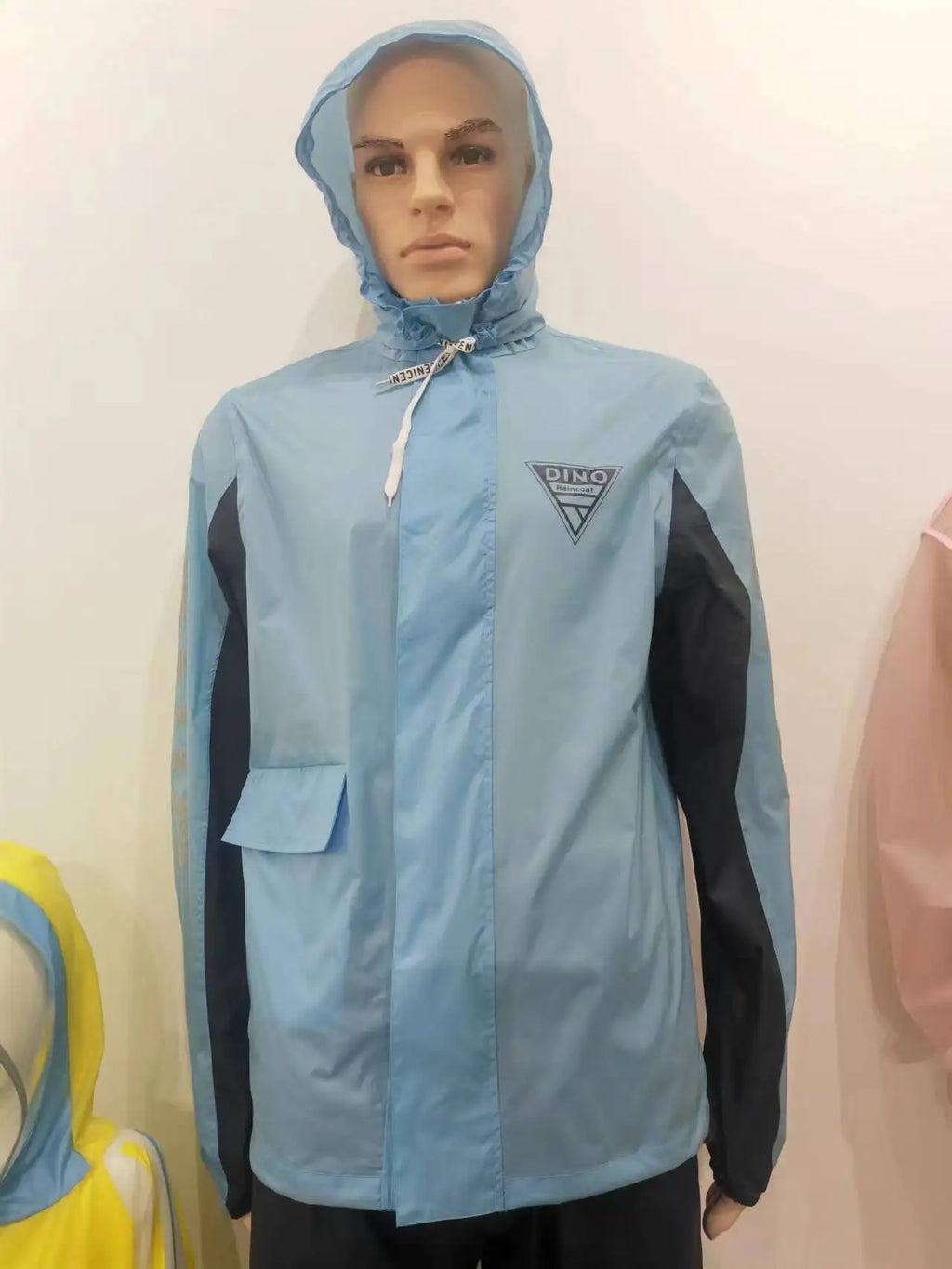 Unisex High Quality Eco-friendly Nylon Motorcycle Jacket Pants Fully Waterproof Raincoat With Zipper Closure Casual Style Bikers