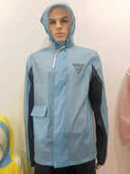 Unisex High Quality Eco-friendly Nylon Motorcycle Jacket Pants Fully Waterproof Raincoat With Zipper Closure Casual Style Bikers