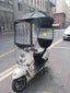Umbrella for Scooter Enclosed Bracket Rain Cover Electric Motorcycle Umbrella Canopy
