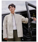 Outdoor Trendy Waterproof Windproof Stand-Up Collar Jacket for Men Women Raincoats Camping Mountaineering