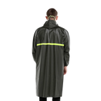 Knitted Fabrics PVC Rain Coats Rain Pants  Breathable  Raincoat Wholesalers Green Reflective Motorcycle Raincoat for Outdoor