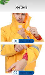 Wholesale PVC Reflective Rain Jacket Breathable Waterproof Clothes