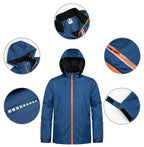 Factory Wholesale PVC RainSuit Men Quick Dry Waterproof Jacket Coat Work Walking Climbing Travel Printed Pattern Logo Decoration