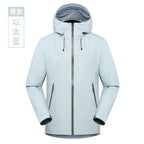 Stock Quick Ship Custom Logo Hard Shell Single Layer Waterproof Windproof Motorcycle Riding Rain Jacket High Quality Raincoat