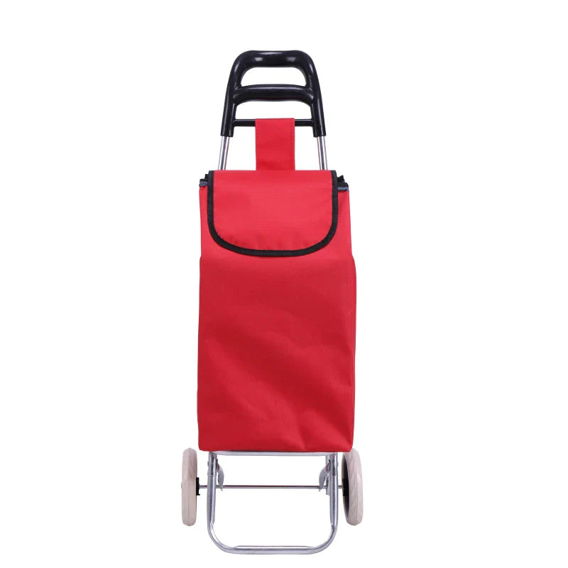 Customizable Fashionable Outdoor Trolley Shopping Bag Waterproof Foldable Design Easy Carry Rainy Days Adults Use Giveway Secondary image