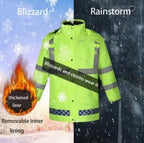 High Visibility Reflective Safety Jacket Waterproof Raincoat With Logo Anti-storm Work & Hiking Adult Raincoat for Men & Women