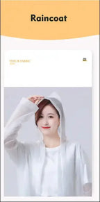 Rain Poncho Waterproof Hooded Long Clear Raincoat for Adults Men and Women Rainwear Reusable EVA Unisex Camping Outdoor Event