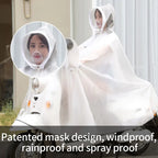 Hot Selling Factory Supply Portable Reusable EVA Rain Cape Poncho for Adults for Travel and Cycling Rainy Day Usage