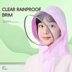 High Quality Custom-Made Children's Raincoats Reusable Eco-Friendly EVA Girls' School Hiking Raincoat Sets Inspired Cartoons