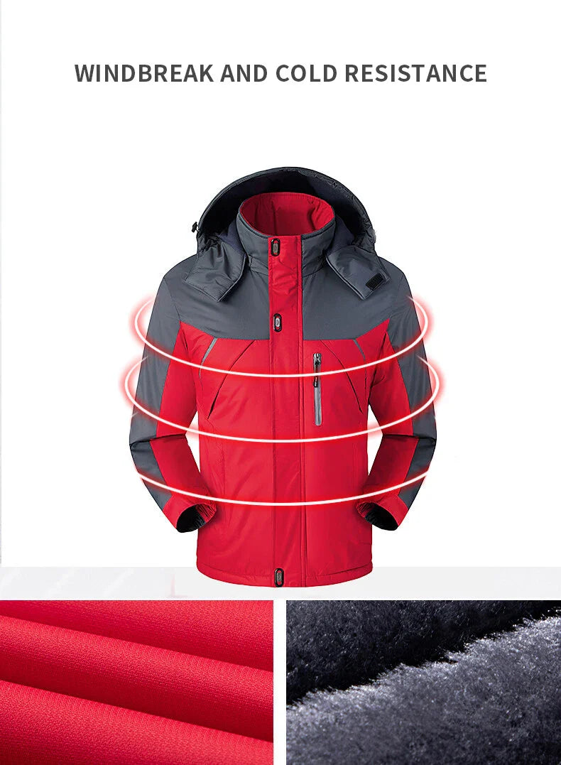 Factory Supply Hot Sale Short Adult Rain Jacket Waterproof Windproof With Plush Thicken for Cycling Climbing Hiking Tours