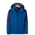 Outdoor Work Clothes Women Men Waterproof Breathable Two-Piece Set Three-in-One Winter Ski Suit Warm Layer Rain Jackets Raincoat