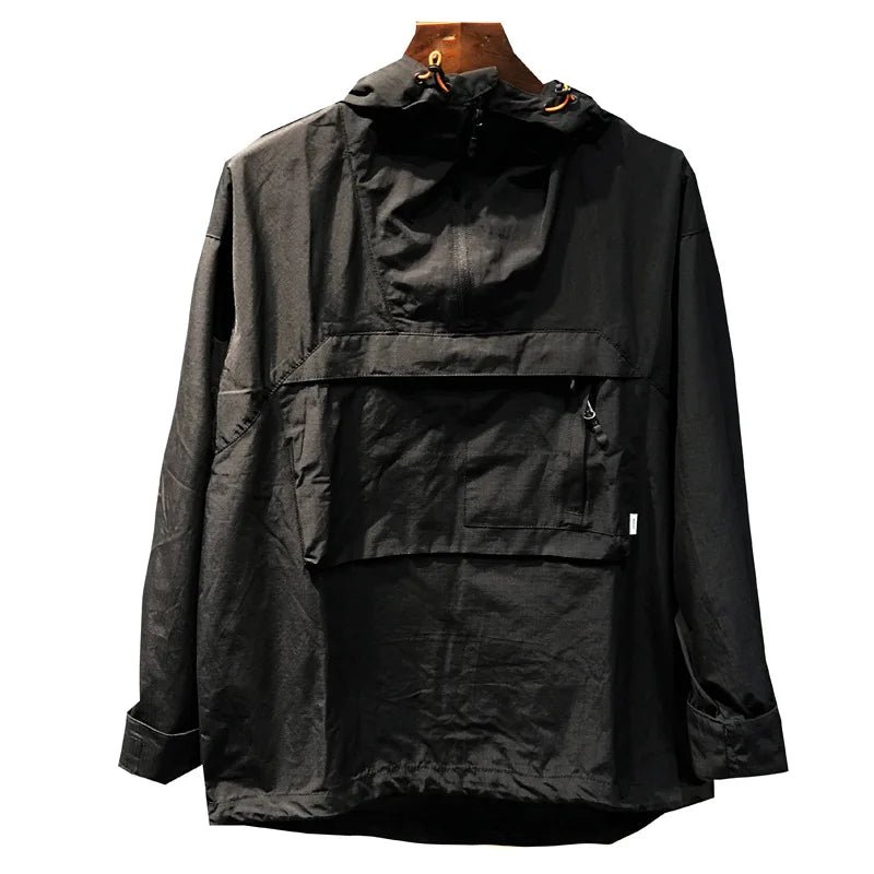 Men's Lightweight Waterproof Rain Jacket Modern Windbreaker Hood Walking Running Travel Hiking High Quality Outdoor Raincoat Main image