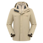 High End Outdoor Assault Suit Men Women Two-piece Set Three in One With Thick Fleece Warm Jacket Mountaineering Cloth Raincoat