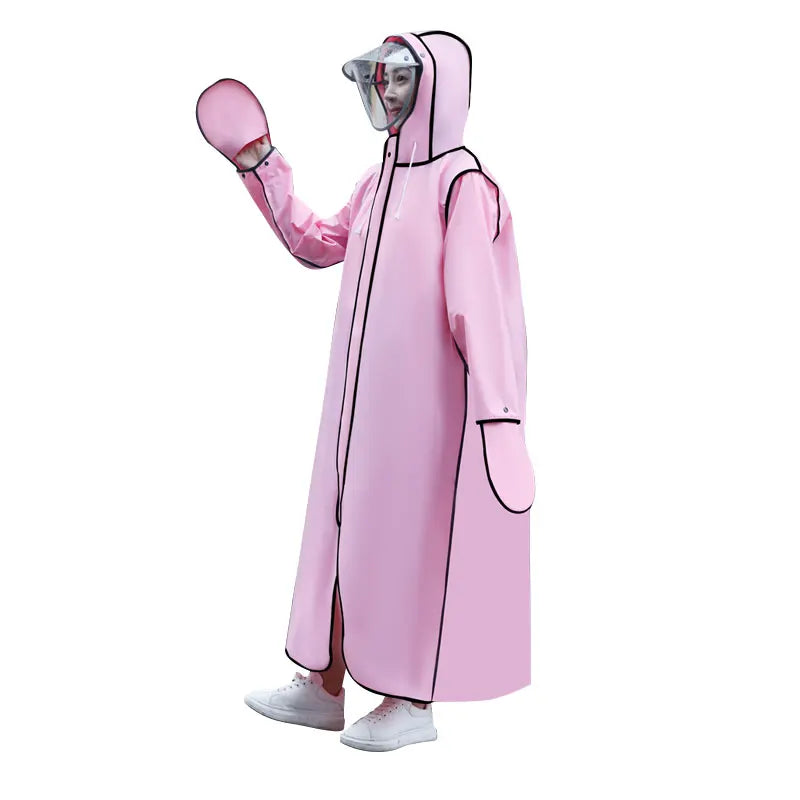 Women's Designer Waterproof Motorcycle Jacket Raincoat Windbreaker for Rain and Work for Walking and Riding Main image