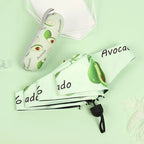 Anti UV Mini Pocket 5 Folding Golf Sun Umbrella With Fruit Printing Large Windproof Rain Umbrella for Gift