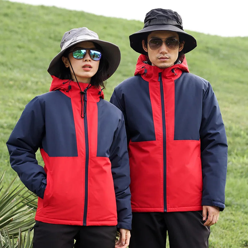 New Style Breathable Windproof and Waterproof Hooded Varsity Jacket for Autumn Winter Can Add Corporate Logo for Outdoor Wear Secondary image