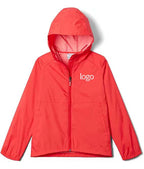 High Quality Polyester Kids Raincoat Custom Poncho Rain Jacket Girls XXL Waterproof Printed Design Travel Tours Factory Price