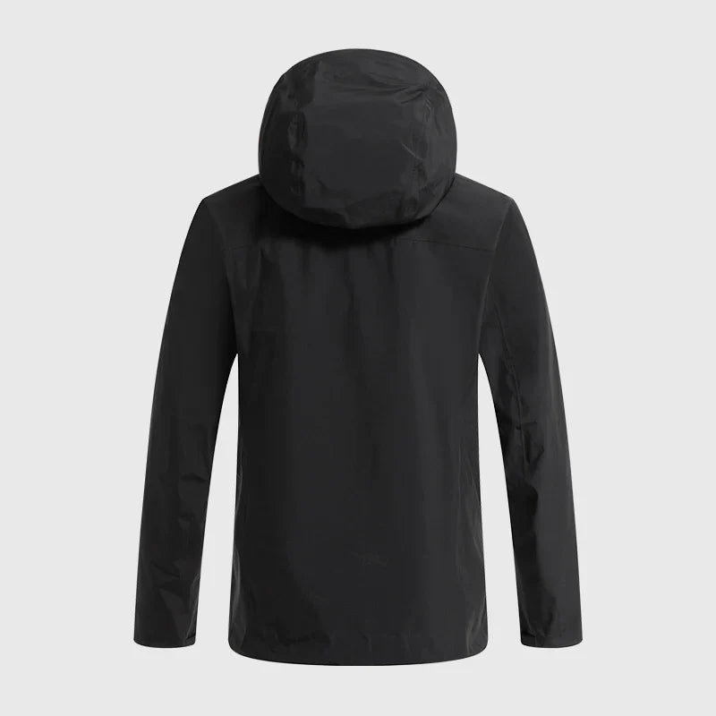 Men's Softshell Jacket With Hood Fleece Lined Windbreaker Lightweight Waterproof Jackets for Hiking Secondary image