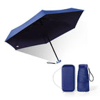 Factory Whole Sale New Design UV Protection Flat case Pocket Portable Super Mini With Custom Case 6 Folding Waterproof Umbrella