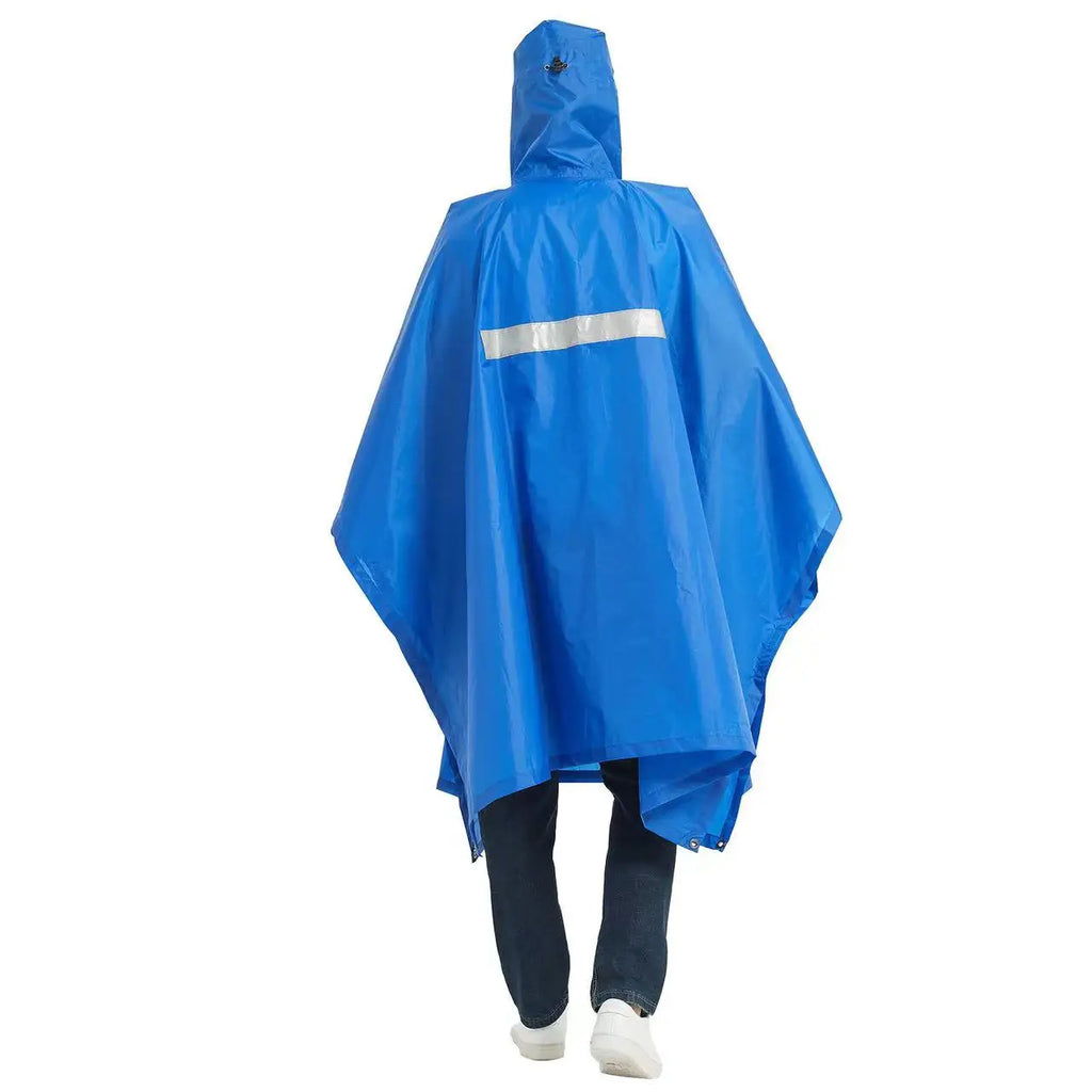 Hot Style Fashion Lightweight Polyester Adult Rain Poncho High Waterproof Rain Gear Coat Outdoors Custom Travel Poncho One
