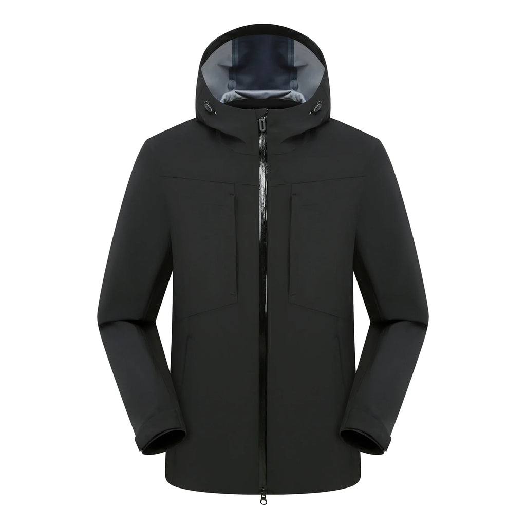 Unisex Lightweight Waterproof Poncho Style Windbreaker Jacket for Men & Women Single-Person Rainwear for Work & Outdoor Tours