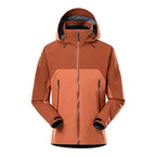 High-End Trilaminate Waterproof Breathing Bomber Jacket Soft Winter Windbreaker With Zipper Closure for Hiking Raincoat