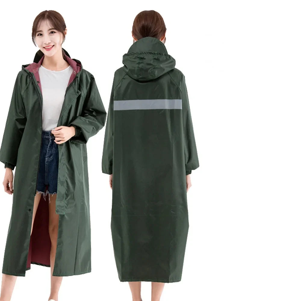 Adult Cycling Raincoat Wholesale Long Full-Body Storm Proof Outdoor Labor Insurance Rain Wear for Motorcycle