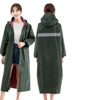 Adult Cycling Raincoat Wholesale Long Full-Body Storm Proof Outdoor Labor Insurance Rain Wear for Motorcycle