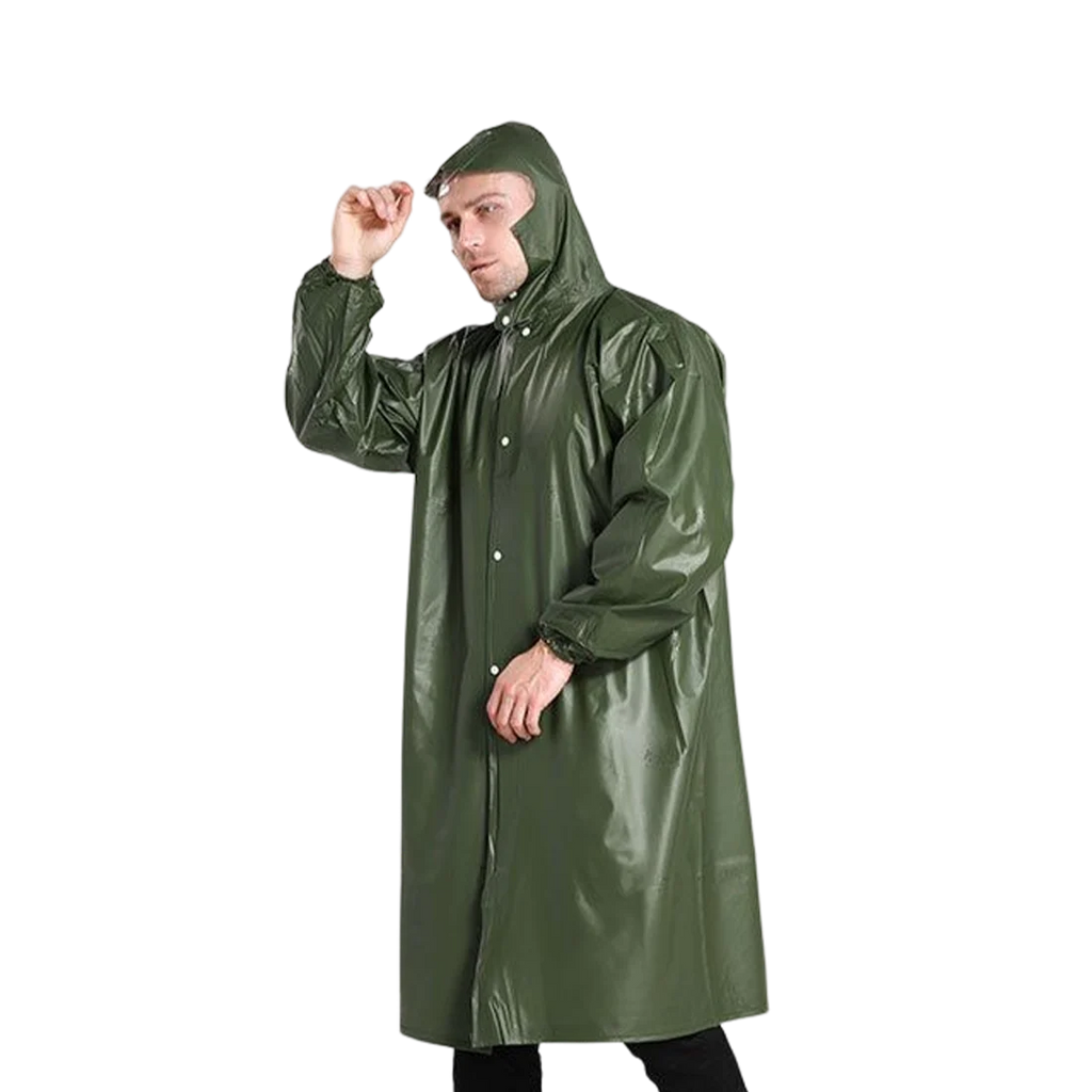 Wholesale Thickened Reflective Rain Gear  Long Raincoat