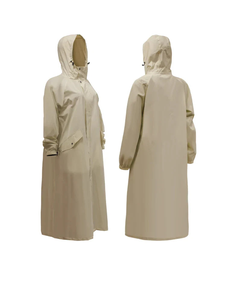 Women's Lightweight Breathable Long Raincoat Poncho Waterproof Print DesignJapan South Custom Raincoat Poncho