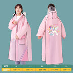 High Quality Lightweight EVA Raincoats Waterproof Windproof Hood Boys Girls Outdoor Hiking School Children Camping