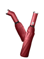 Factory Supply Eco-Friendly Fully Automatic Two-Fold Rain Sun Umbrella Waterproof Outdoor Use Customizable Fabric Fashionable