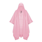 Reusable  Portable Waterproof Hooded Rain Poncho 3 In1 Lightweight Raincoat Rain Cape Motorbike Riding Poncho