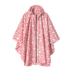 Women's Disposable Waterproof Raincoat Pockets Portable Poncho Fishing Hiking Colorful Flower Style Clothing Adults Girls