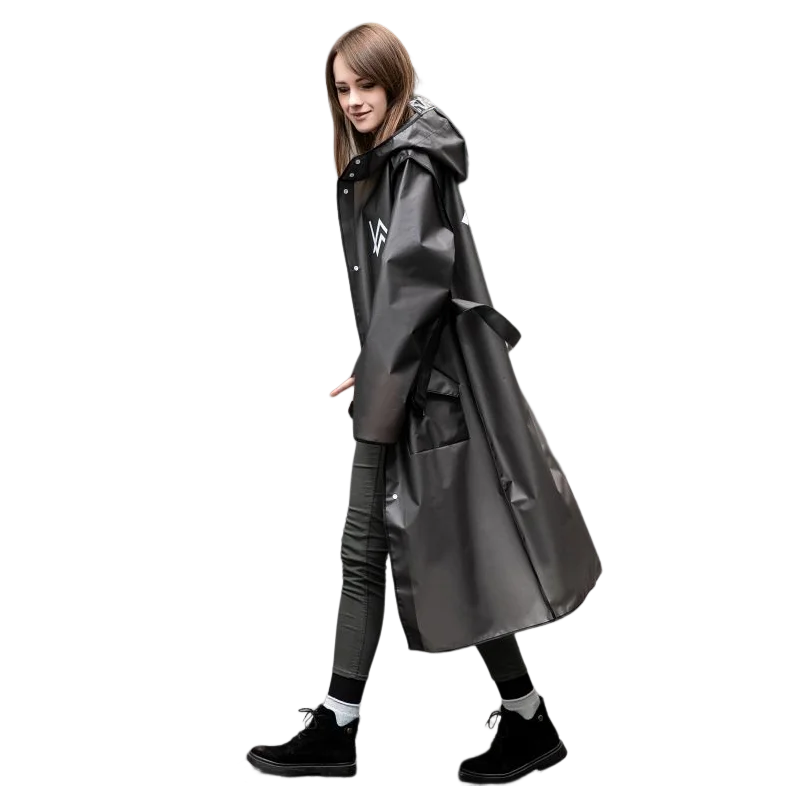 Customized Hot Sale Fashion Factory Supply Waterproof  Adult Raincoats for Women Poncho Bicycle Long Raincoats Jacket Bike Rain