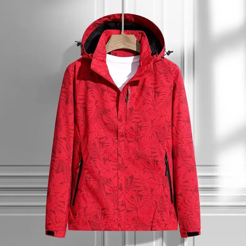 New Style Outdoor Raincoat Thin Windproof Rain-proof Anti-static Casual Jacket Mountaineering Raincoat Suit Rain Jacket Hooded