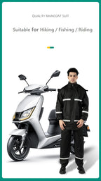 Whole Sale Factory Price Rain Suit Rainproof  Raincoat Set With Pants Waterproof Custom Rain Coat With Reflection Tapes