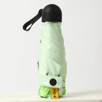 Anti UV Mini Pocket 5 Folding Golf Sun Umbrella With Fruit Printing Large Windproof Rain Umbrella for Gift