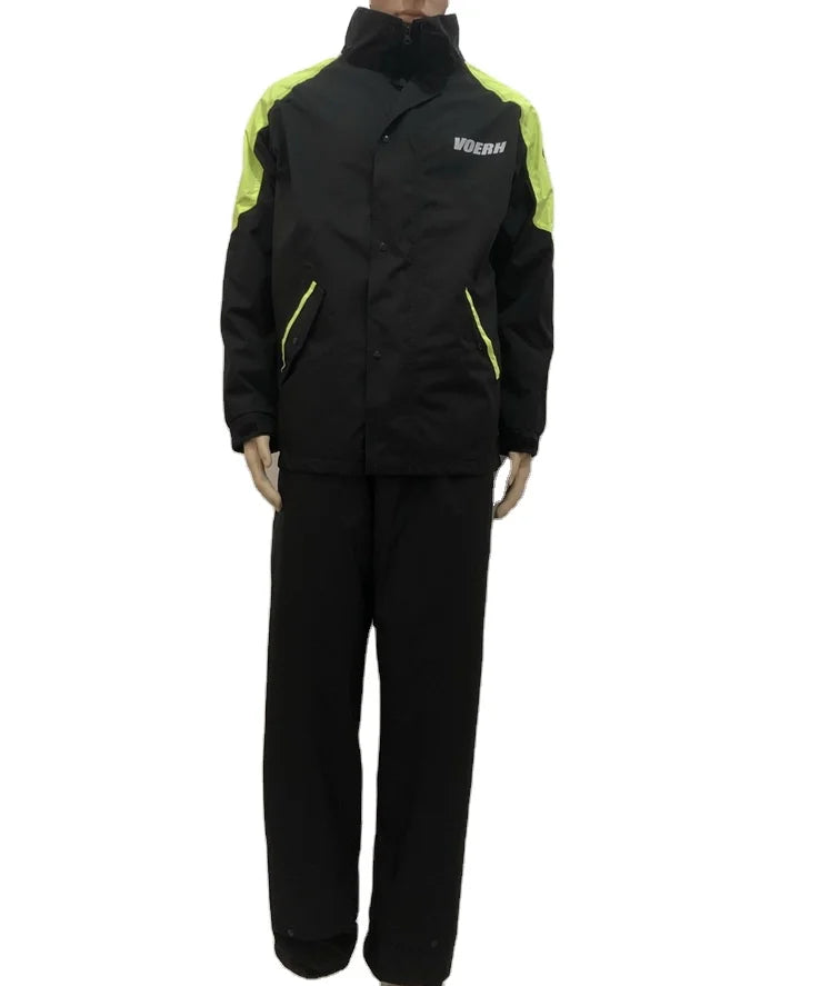 Men's Waterproof Hooded Running Jacket Windproof Pants Factory-Supplied Gear Cycling Hiking Cycling Raincoats Bike Riding