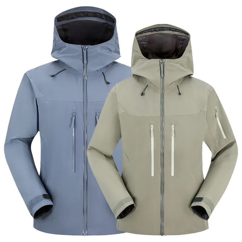 New Outdoor Fashion Men's Jacket for Adults for Hiking and Travel Made of Durable Polyester