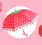 New Printing Kids Transparent Umbrella Cute Creative Cartoon Anime Advertising Umbrella Customized logo