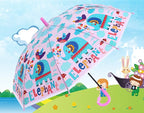 New Cartoon Children's Umbrella Mixed Color EVA Umbrella Customized logo Painted Children's Outdoor Umbrella