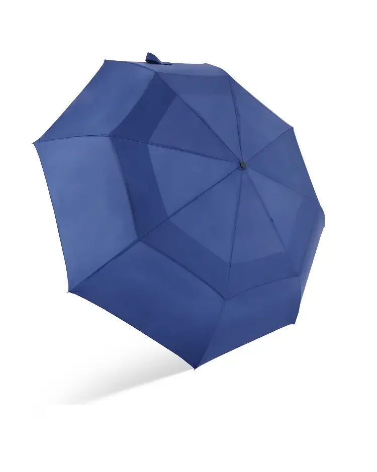 3 Folding Umbrella Customized Printing Double Layer Golf Folding Automatic Umbrella Secondary image